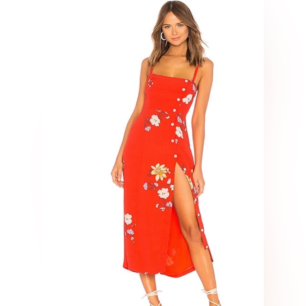 Capulet midi dress from Revolve in size Small in red